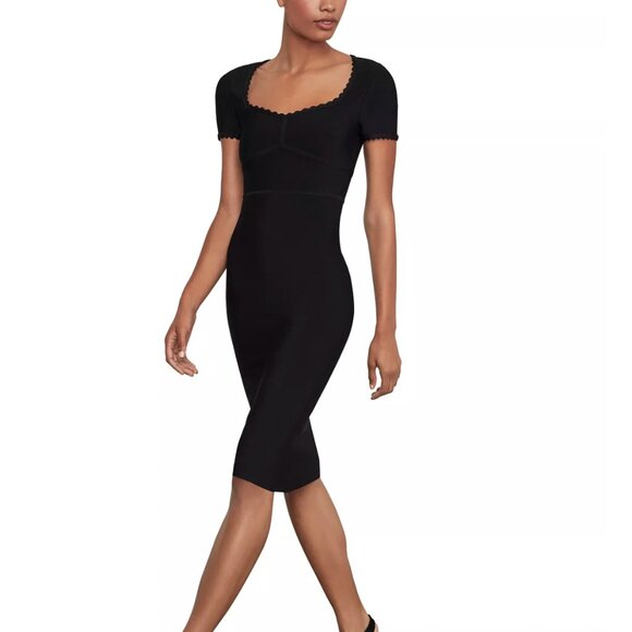 BCBG Scalloped Sweetheart Dress - Picture 2 of 6